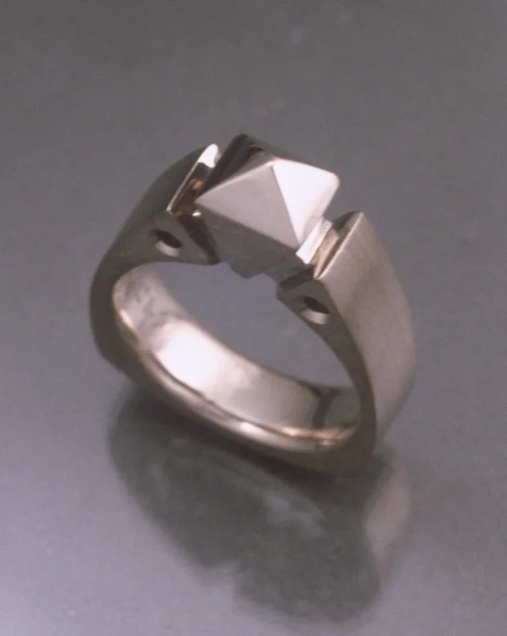 Metal Gem Sterling Silver Ring