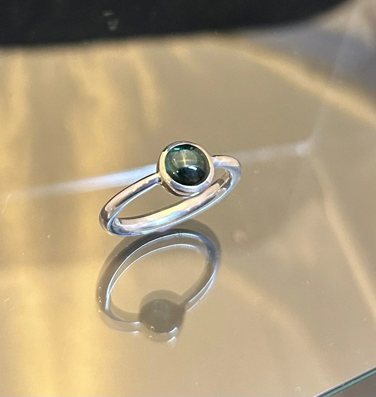 Green Tourmaline Ring