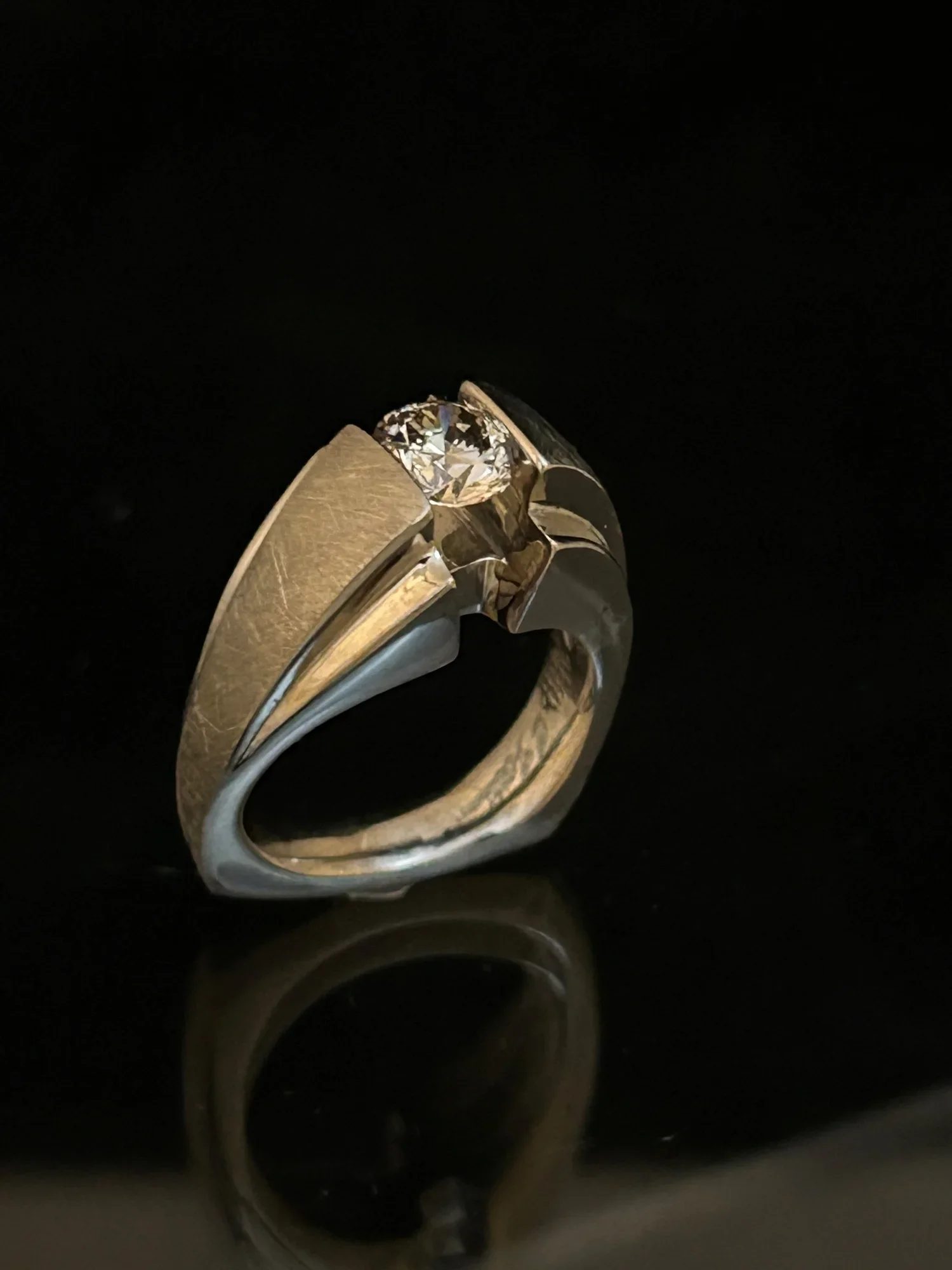 Champagne Diamond Ring