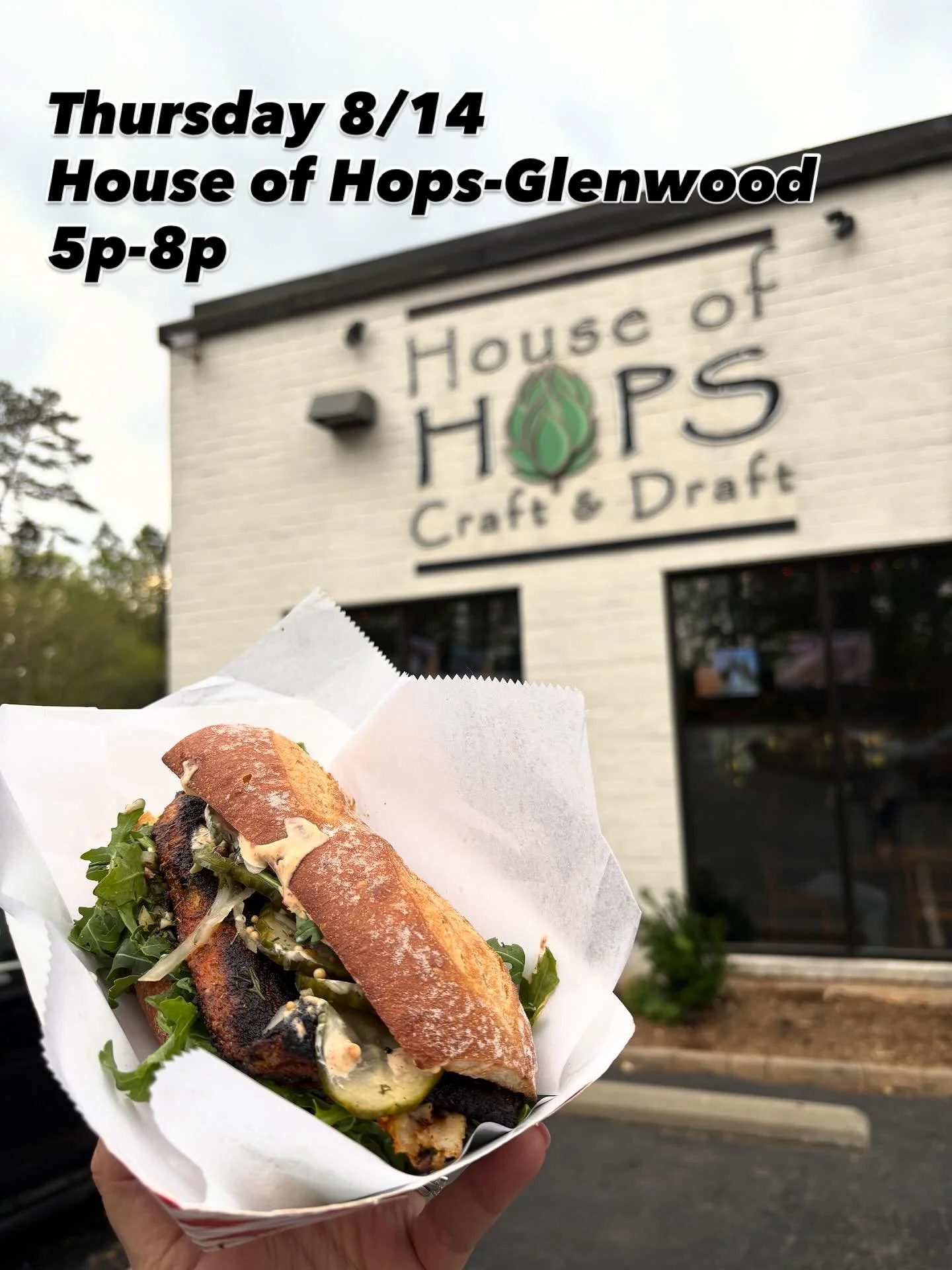 🙌 the sun is out!!🙌 Celebrate with a blackened catfish sandwich! You won&rsquo;t be disappointed. We will be at @houseofhops_raleigh 

#raleighnc #northraleigh #raleighfoodies #raleighfoodtrucks