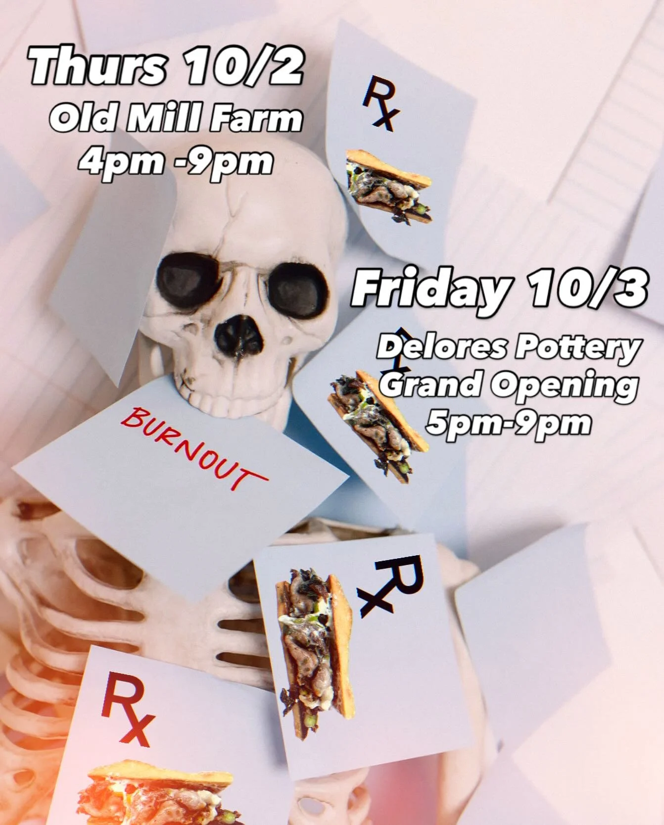 Are you burnt out from your timeline, the current events, and work? sandwiches, banjos, and goats are the cure, and you can get all 3 at @oldmillfarmdurham tonight!  There will be pumpkin carving!! 

Tomorrow night you can find us on Main Street at t