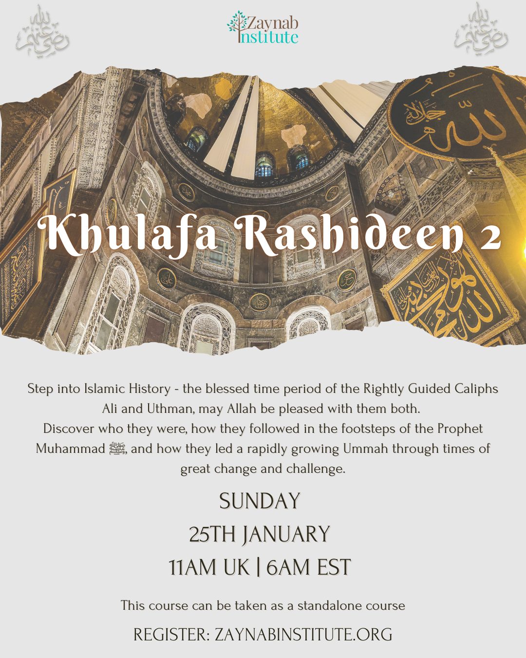Short Courses — Islamic courses for Muslim women by Muslim women