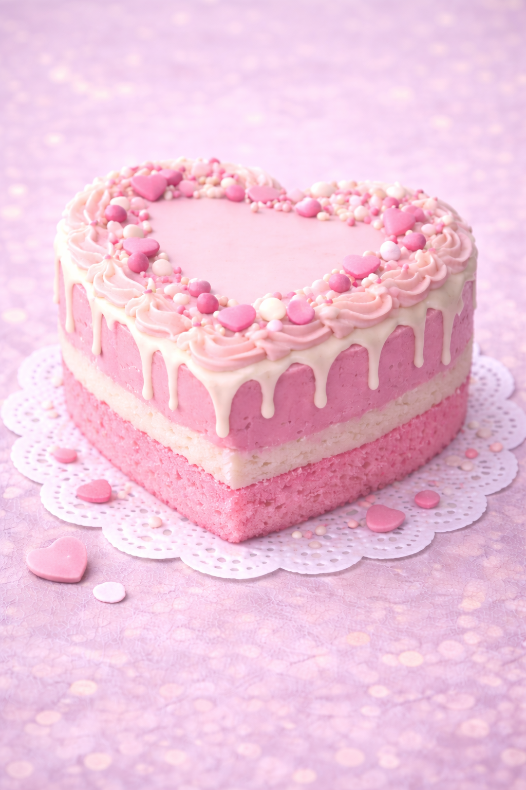 Pink Dream Vanilla Cake
