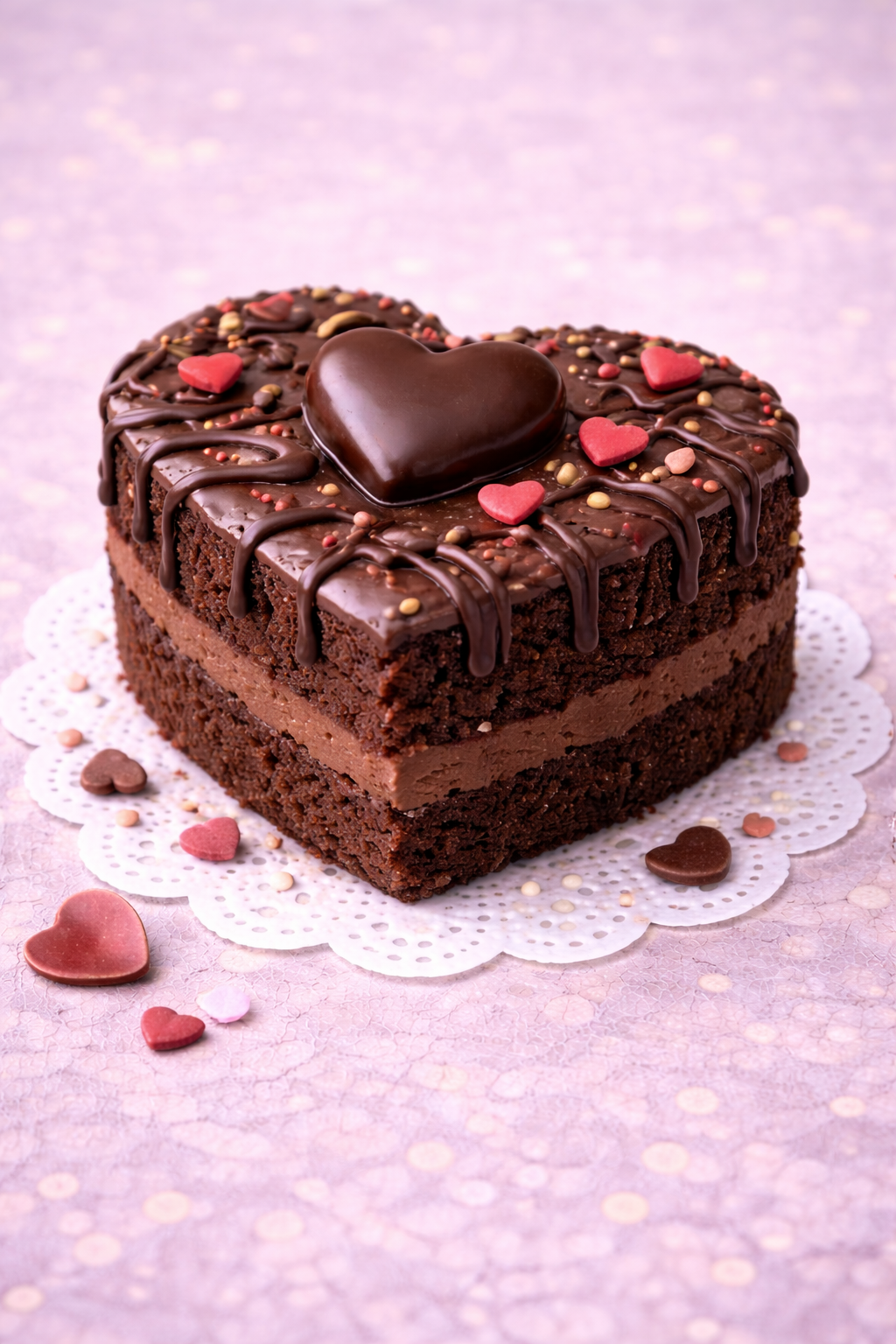 Heartfelt Chocolate Cake