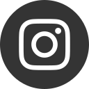 Instagram logo in black and gray