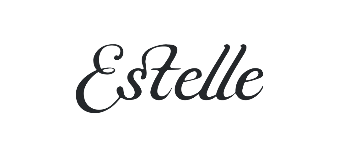 Image of the word 'Estelle' written in cursive black font.
