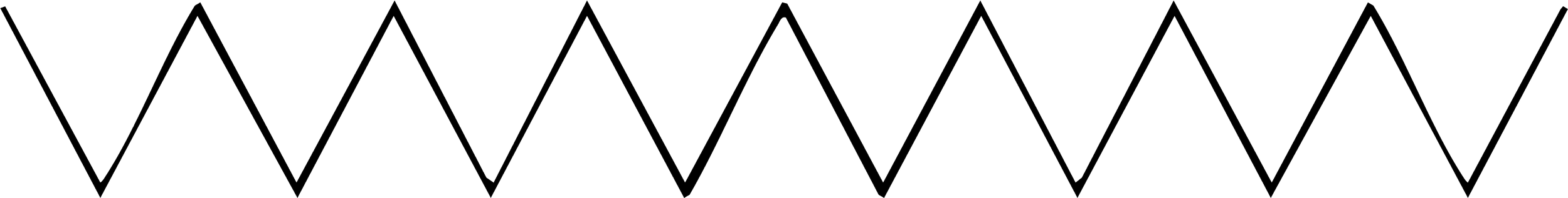 Black background with a white zigzag pattern.