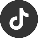 TikTok logo with black background