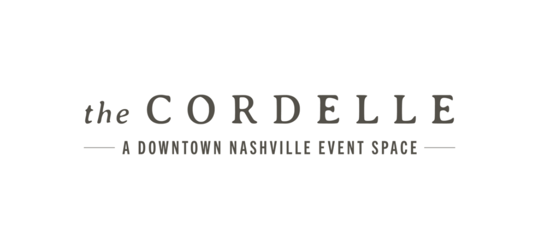 Logo for The Cordelle, a downtown Nashville event space.
