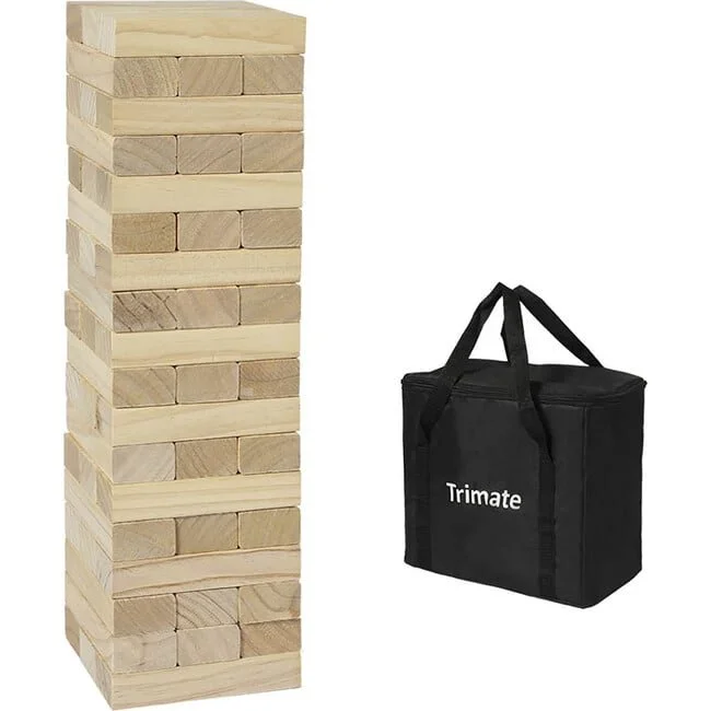 $25 - Giant Wooden Toppling Tower - 28"