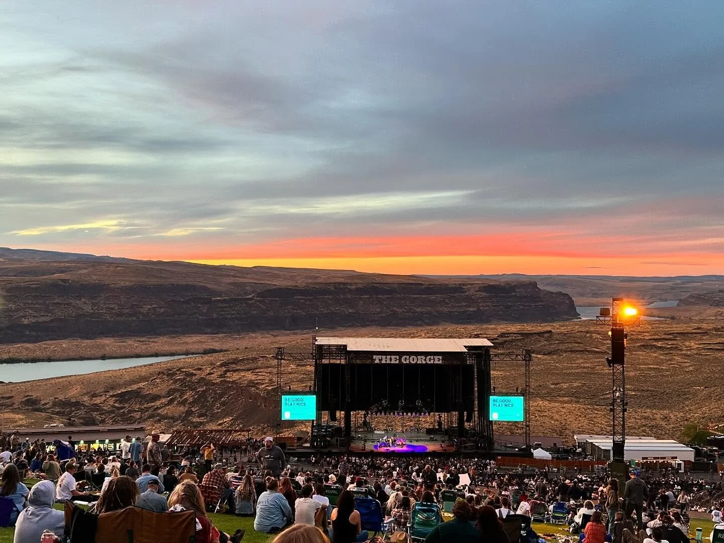 Lord Huron &amp; Sturgill Simpson did not disappoint. Here&rsquo;s a cute pic of me&rsquo;n&rsquo;aaron, too.