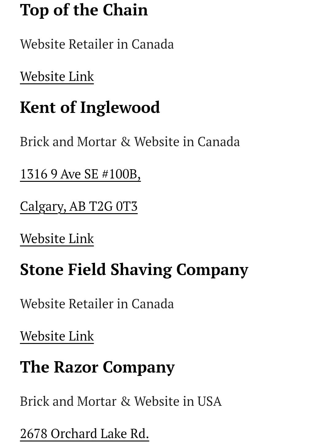 While I do not have any deals happening today. I did want to give a shout out to all of my amazing stockists who do have incredible deals today ! 
@top_of_the_chain @kentofinglewood @stonefieldshavingco @therazorcompany