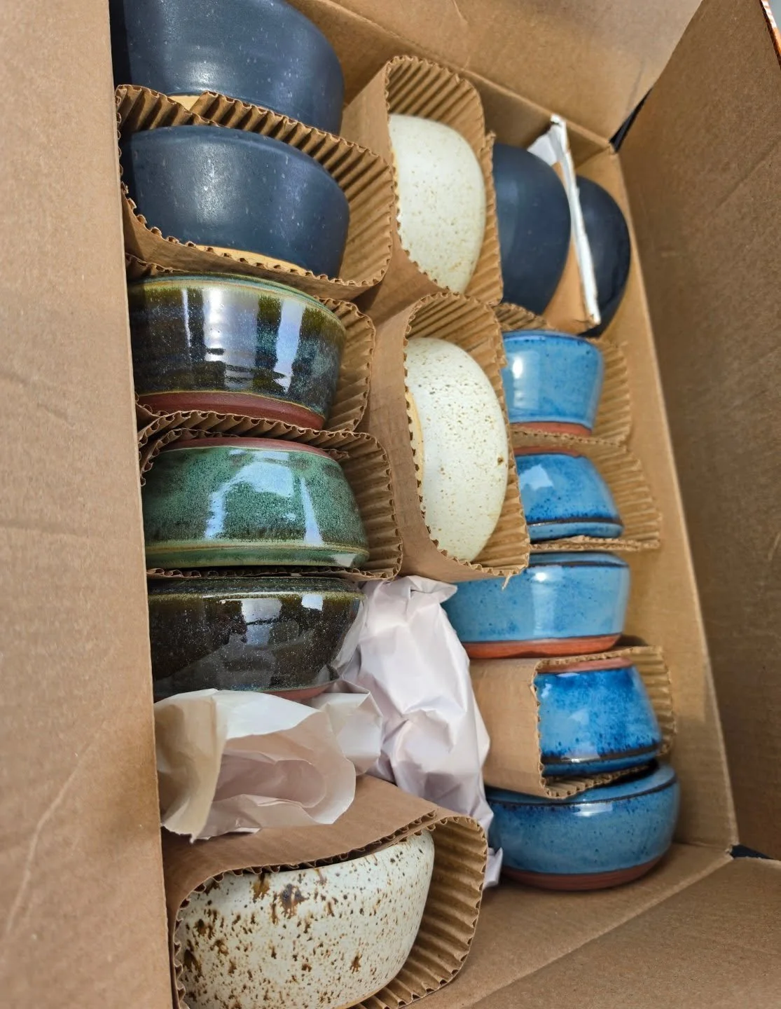 Another batch of stunning shave bowls from @calgaryclayco that will be available at lilac festival this sunday june 7th. 🥰🥰