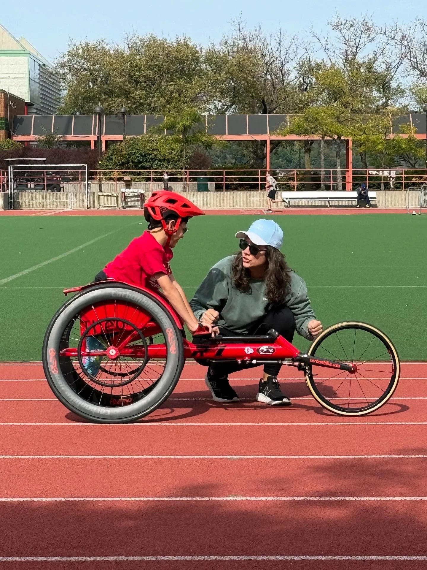@theobolt_racing racing out here getting after it a day after getting his Covid and flu shots 💪🏻. Extra healthy weekend for him!