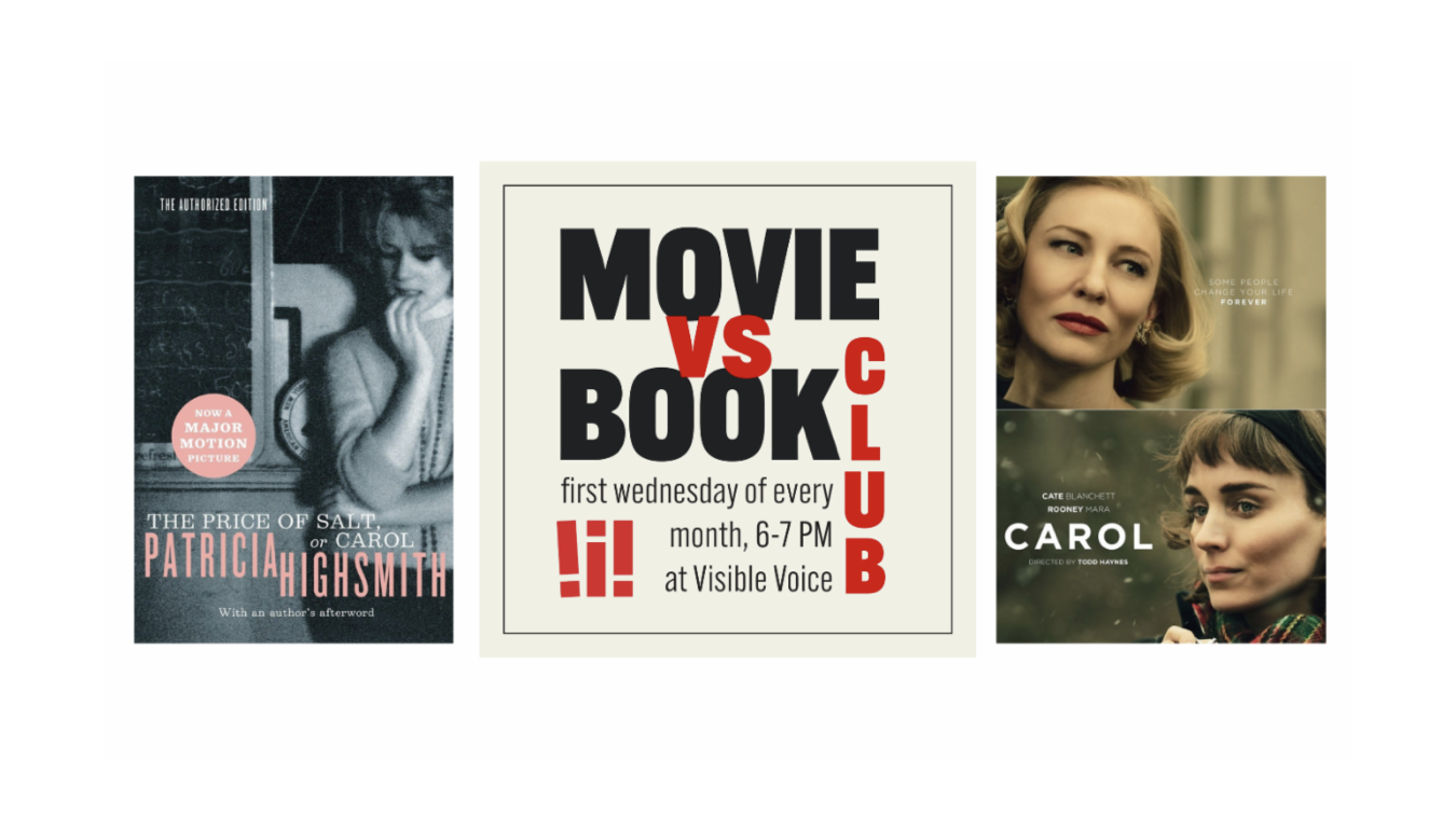 Movie vs. Book Club (free event)