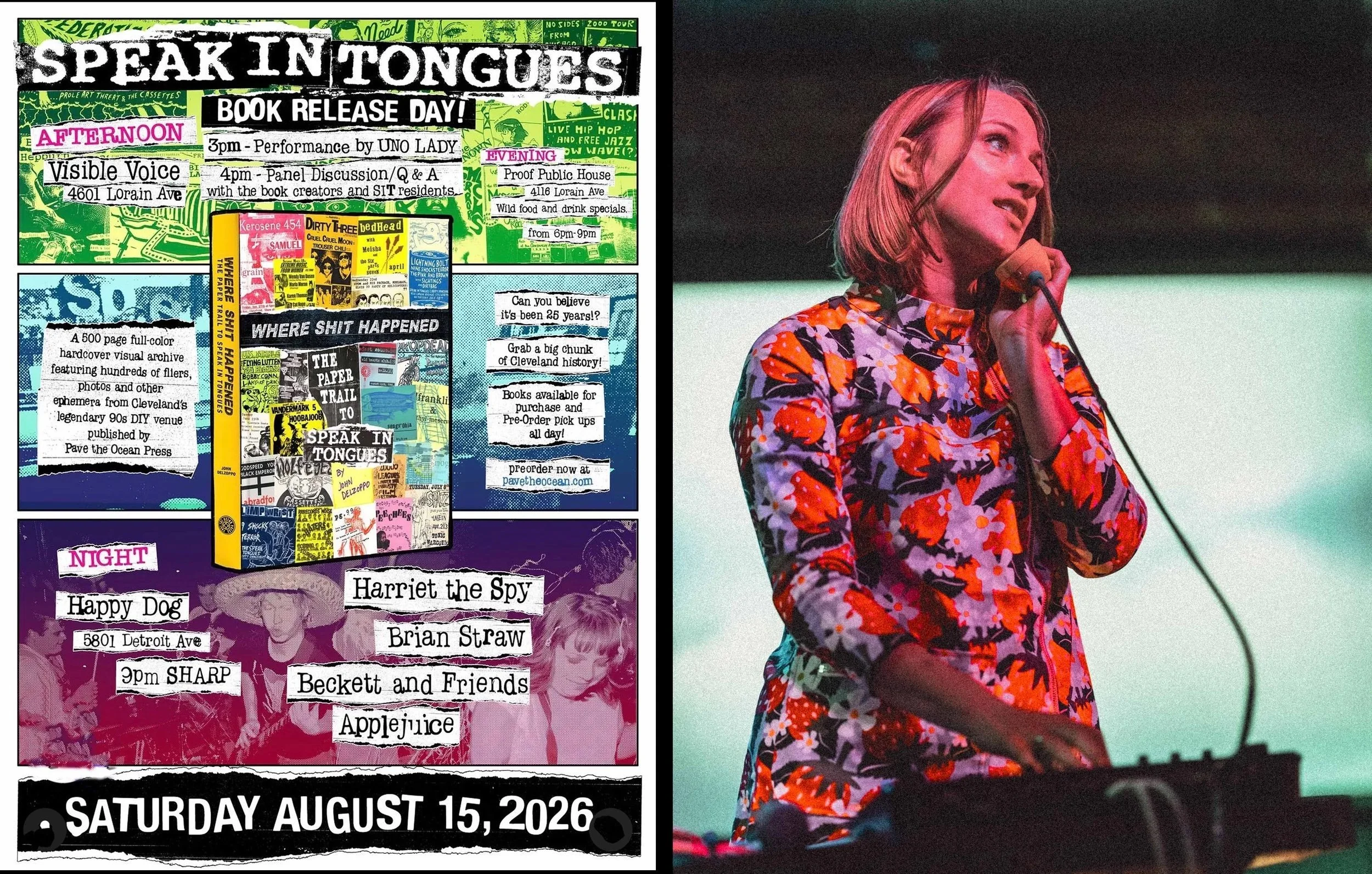 Special Event: Speak In Tongues and Uno Lady (Free Event)