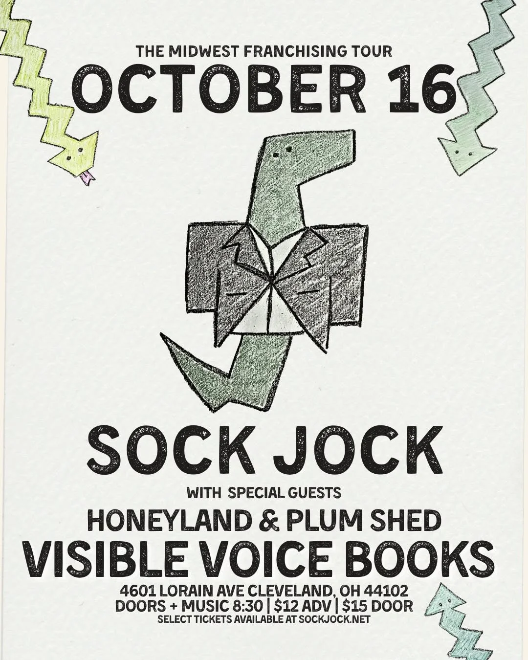 Concert Series: Sock Jock, Honeyland & Plum Shed