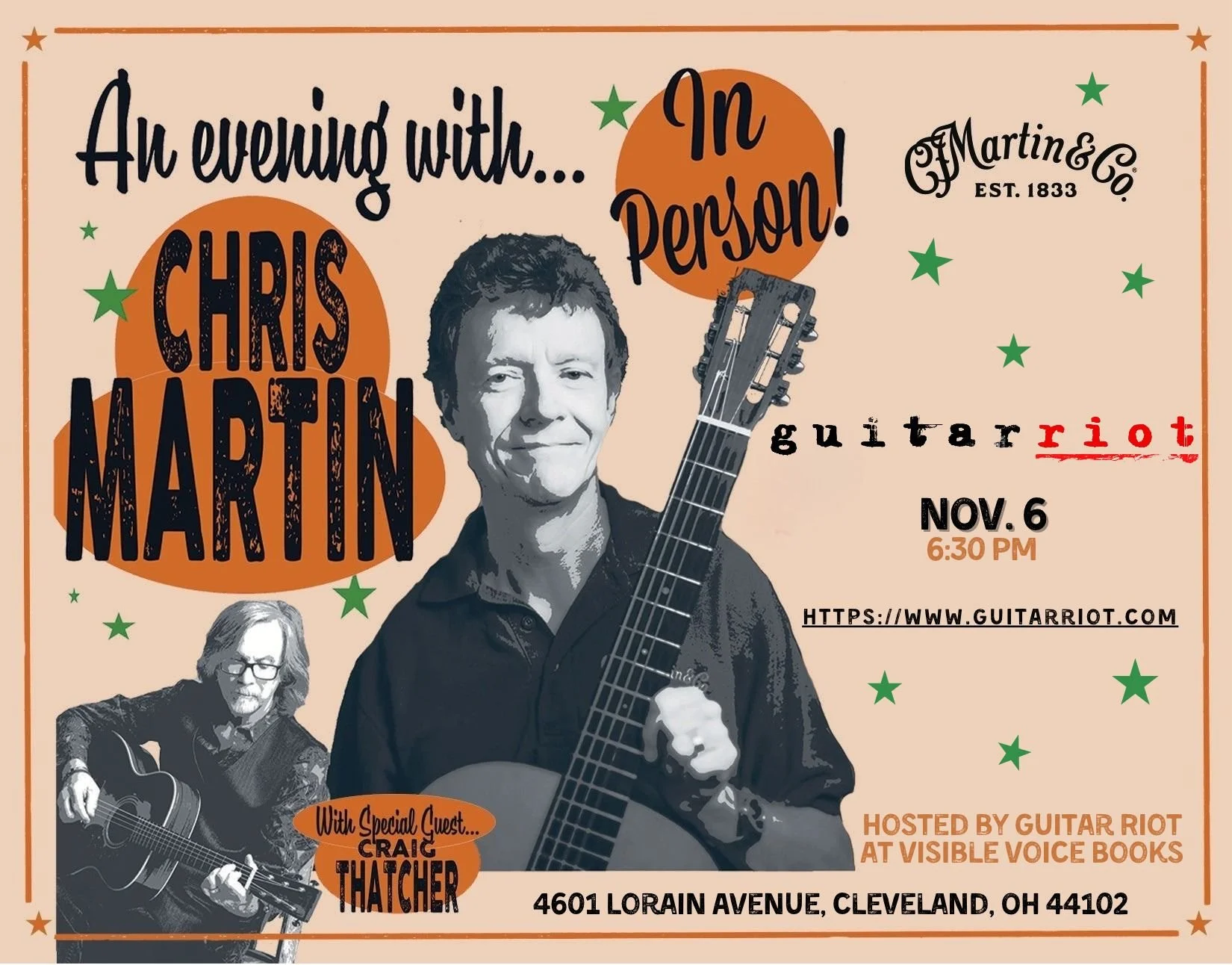 An Evening with Chris Martin &amp; Craig Thatcher