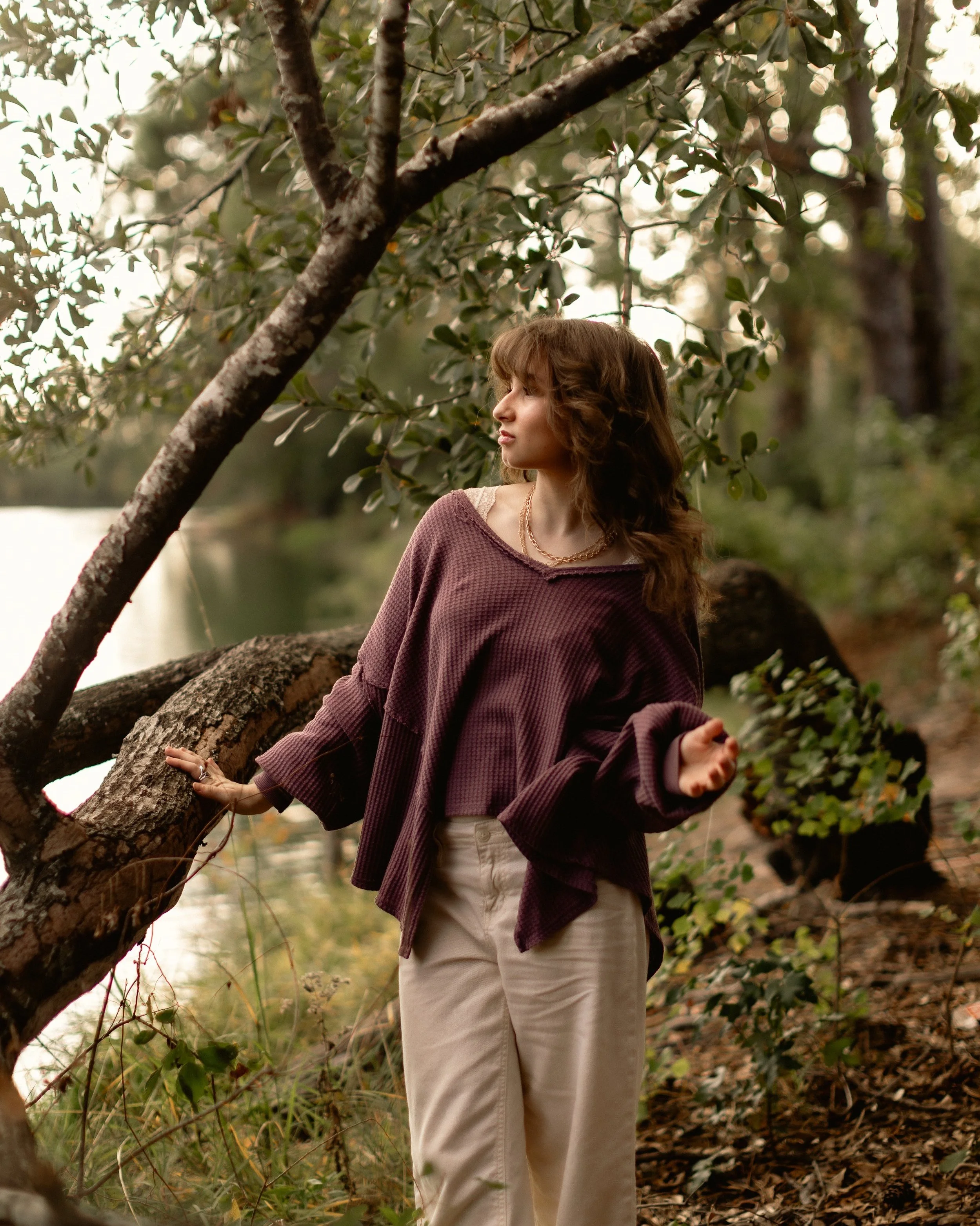 senior-girl-portrait-cypress-tx-outdoor-session-nature-preserve