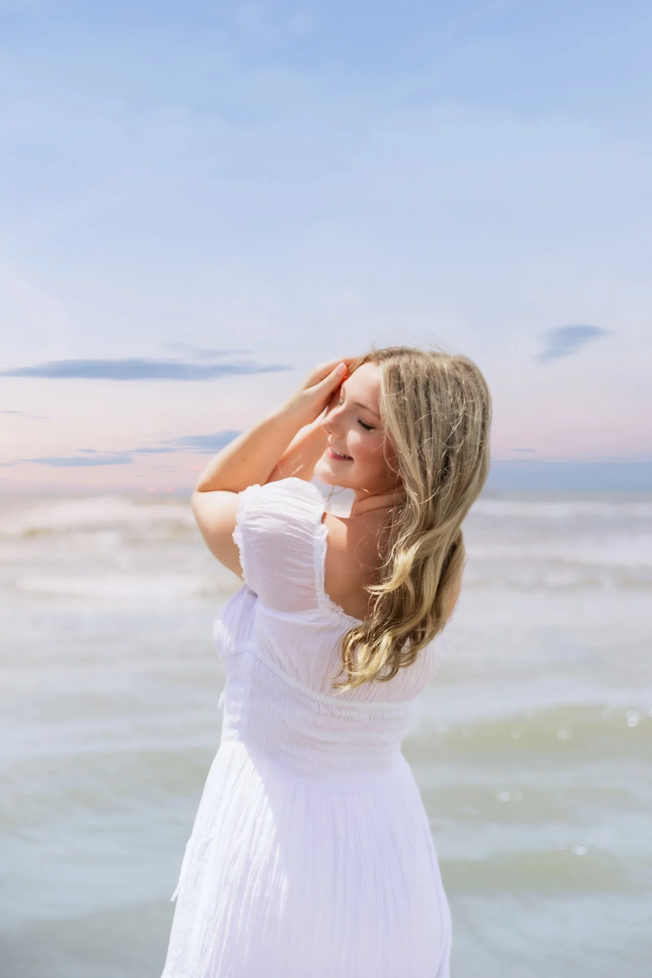 Ava Senior: Fashion, Golden Hour, and Galveston Glow