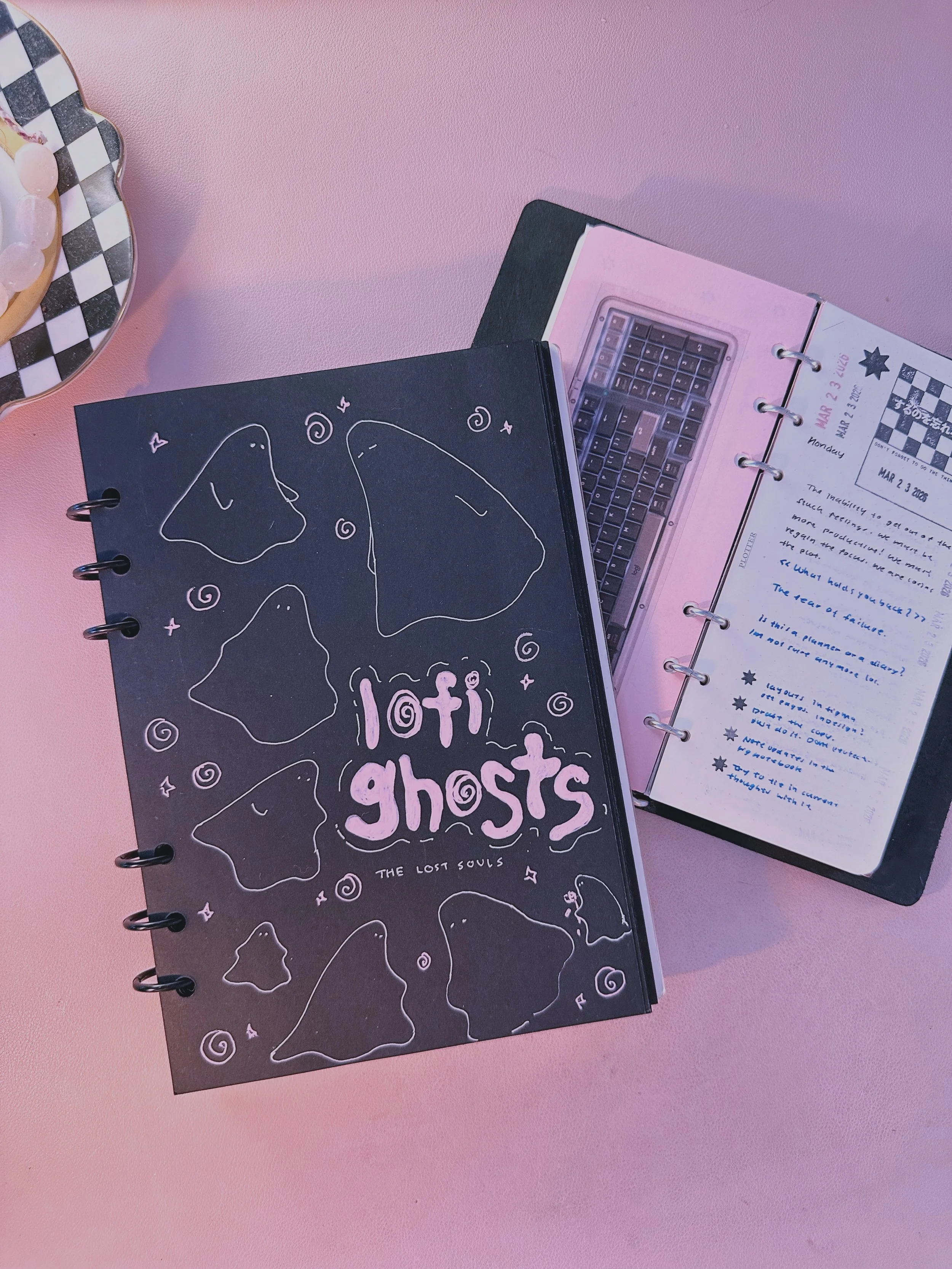 lofi-ghosts 2.0 ✸ getting my creative groove back, redefining what i want the zine to be, and working on volume 3.