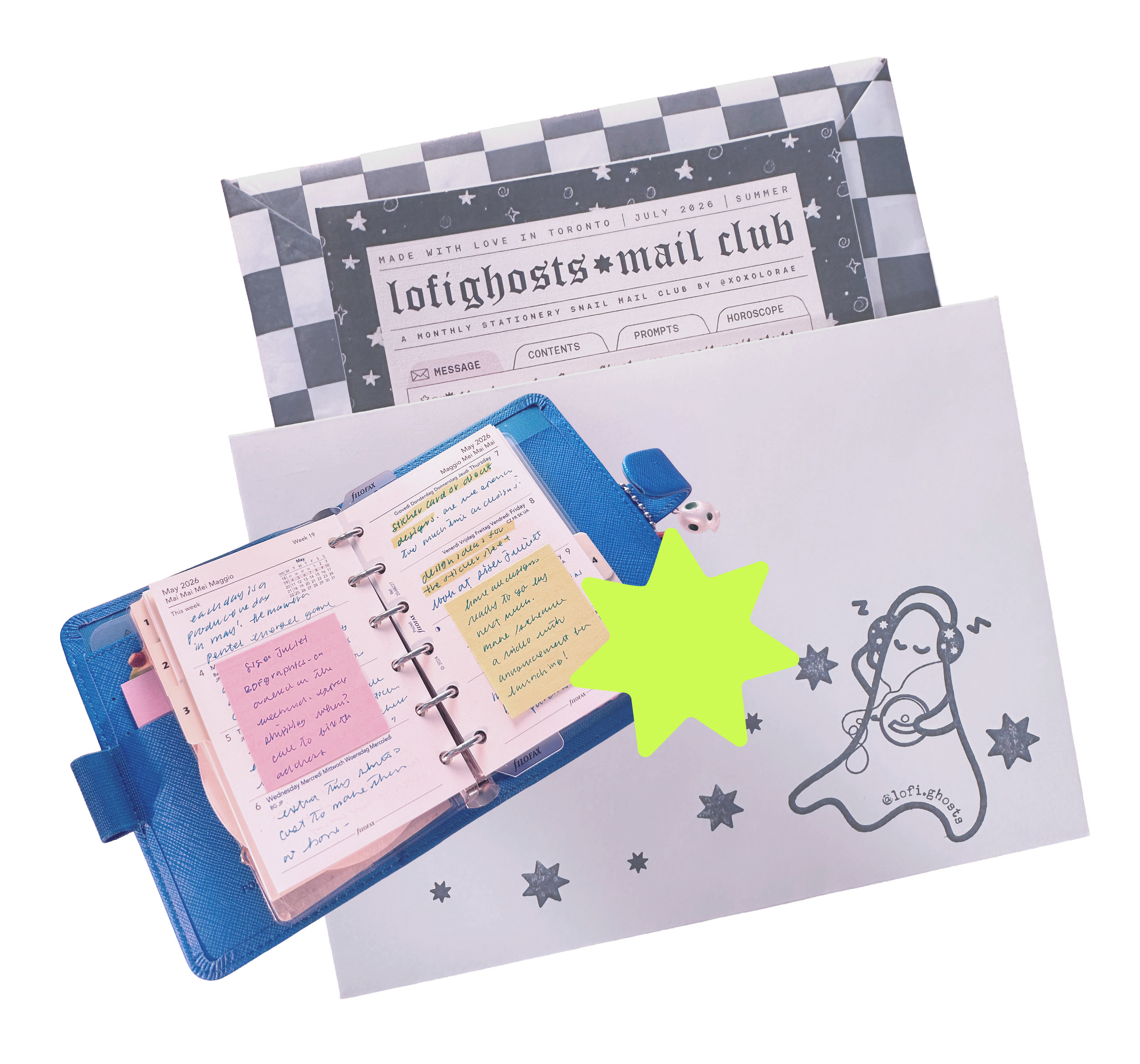 i created a monthly mail club to feel something…