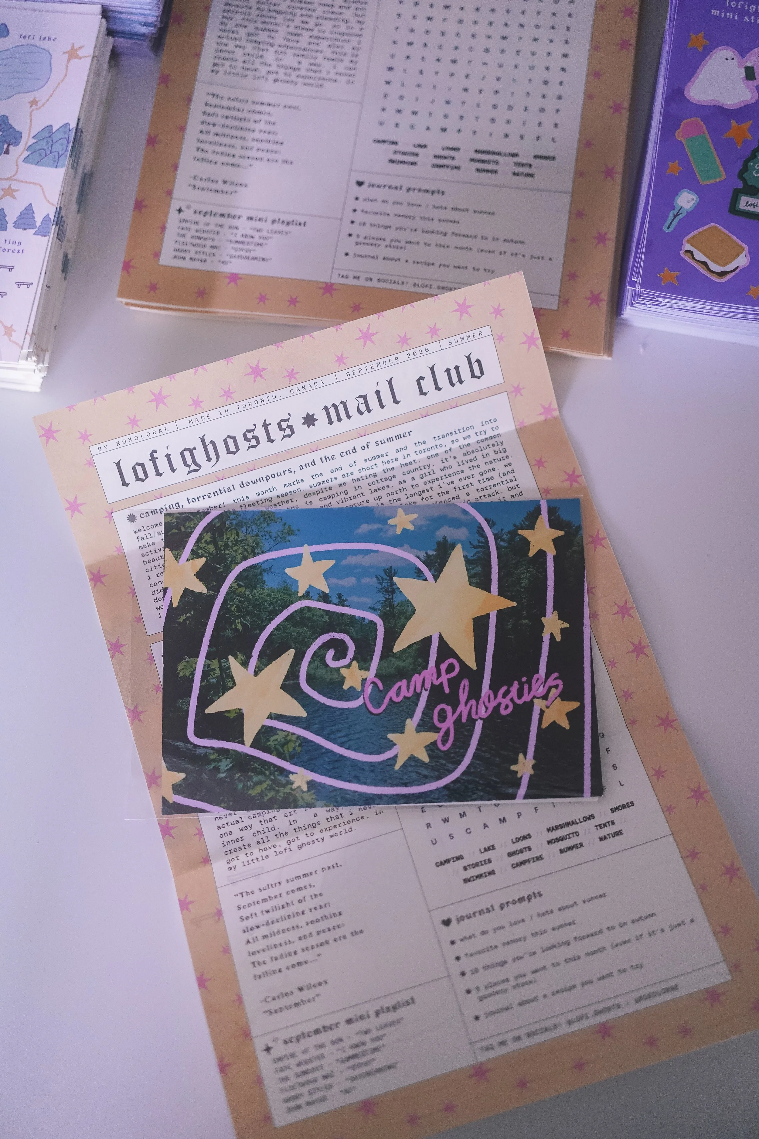 monthly retrospective: september mail club letter