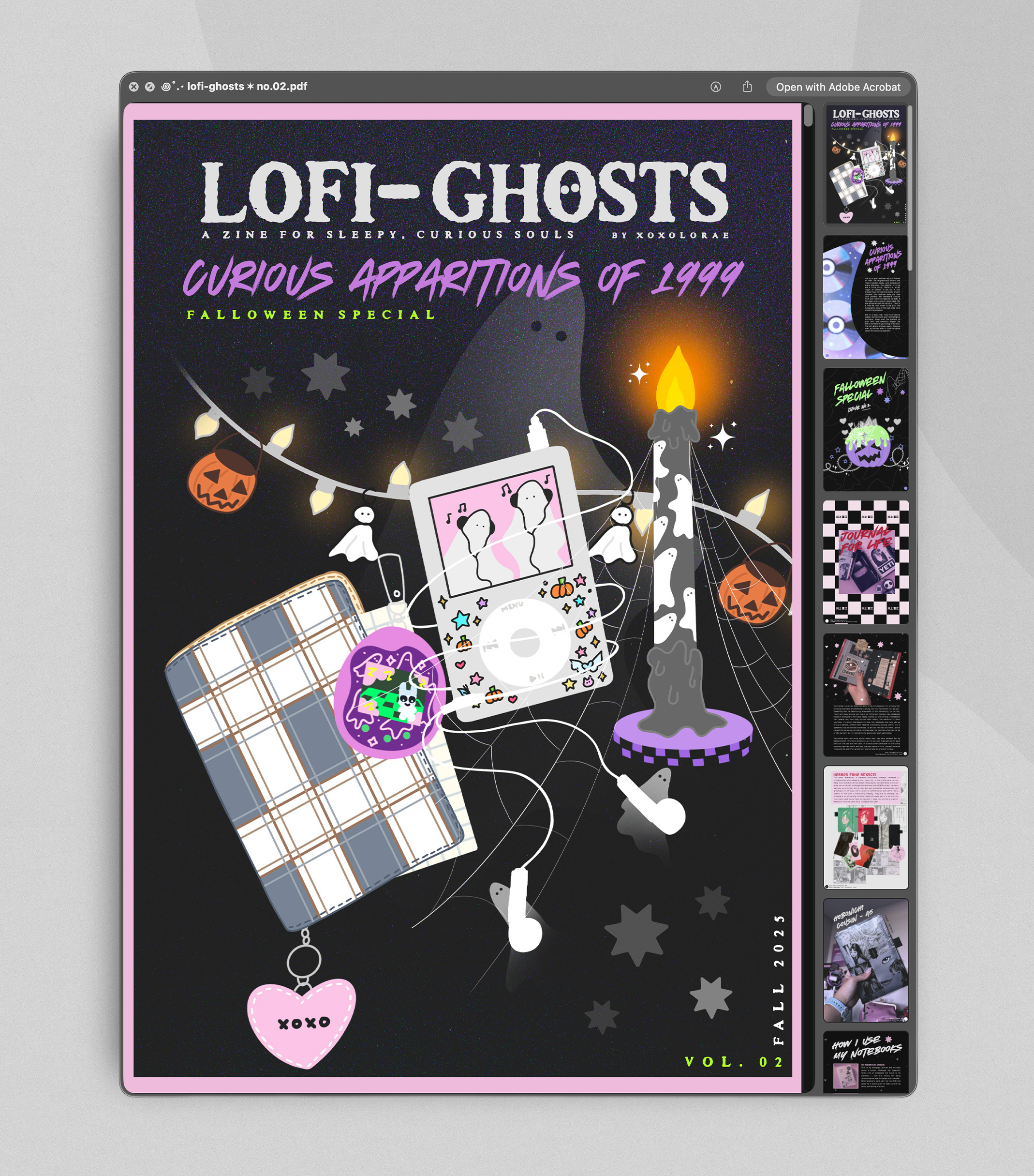 ✸ lofi-ghosts zine issue no.2: curious apparitions of 1999 // digital version
