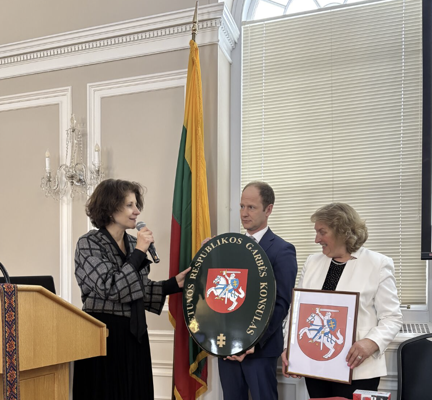 Inauguration of Honorary Consul Dalia Giedrimienė on February 16, 2025