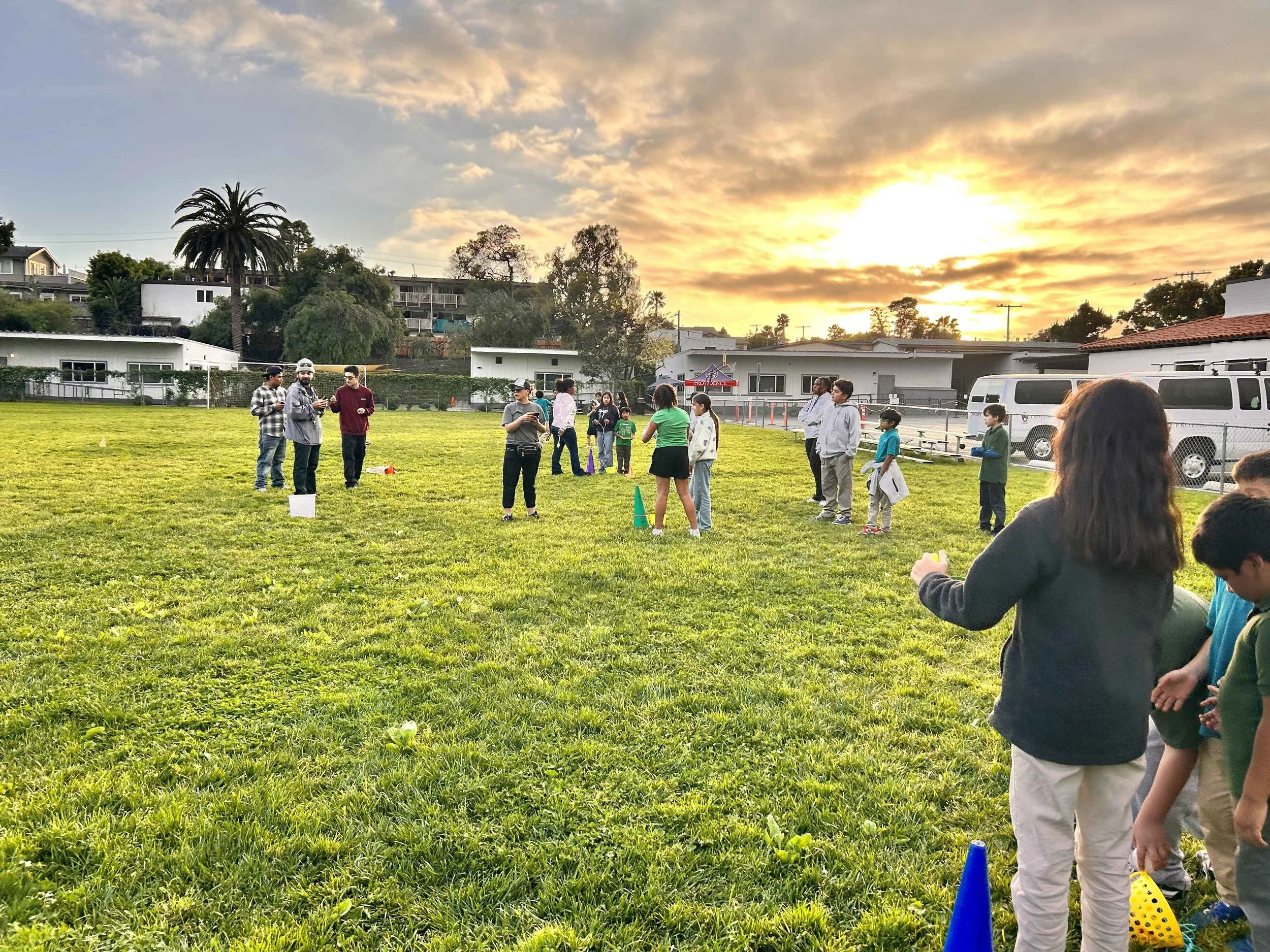 Group photo of Downtown Club summer camp participants