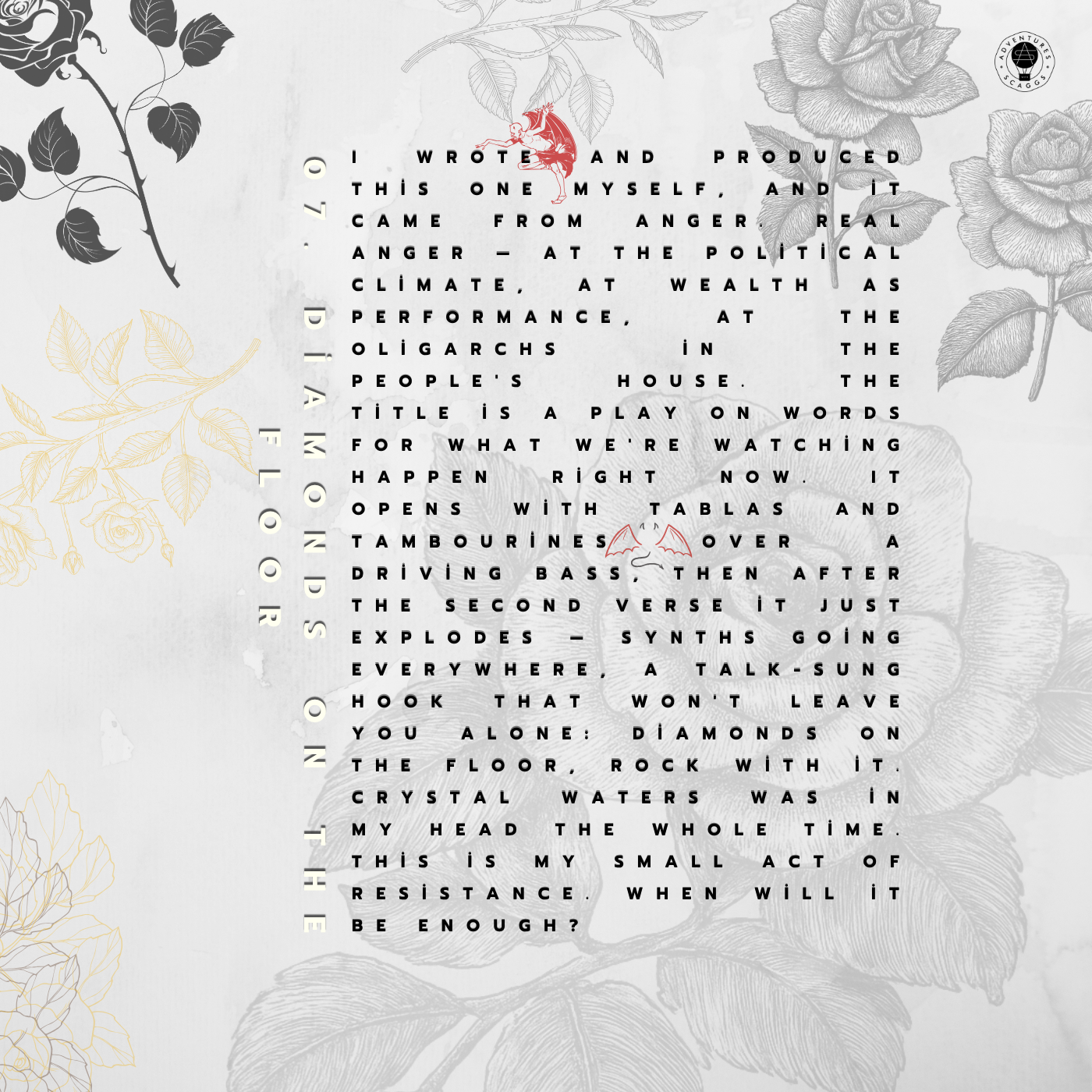 Every song on this album has a story. This exclusive digital artwork — available only with the purchase of Money Fame Love at the Scaggs City Shop on Bandcamp — includes personal liner notes written by Noelle for each track on the LP, bringing you in