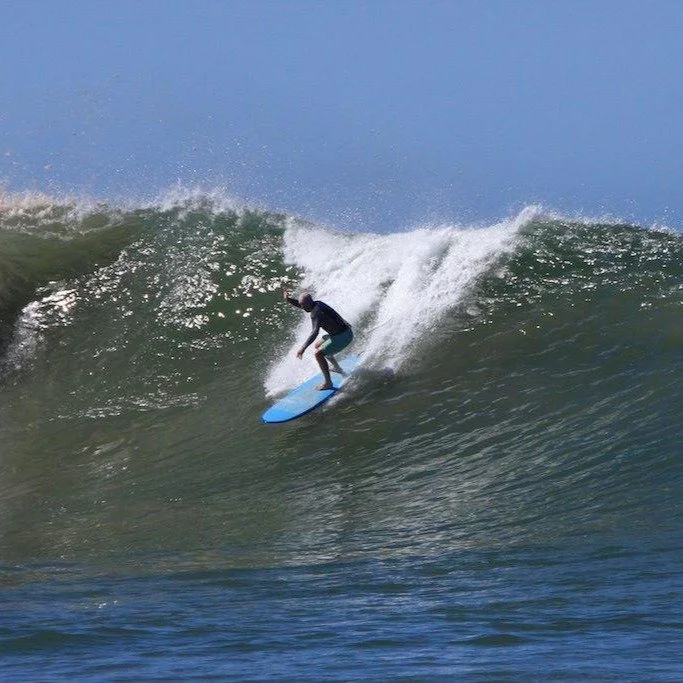 My friends left for a surf trip on a Saturday. I couldn't go because of work.

Monday, they called. There was a big swell coming. Get on a plane, they told me.

I hemmed and hawed. Then I took a late-night flight to Mexico, borrowed a 9.0 board, and 