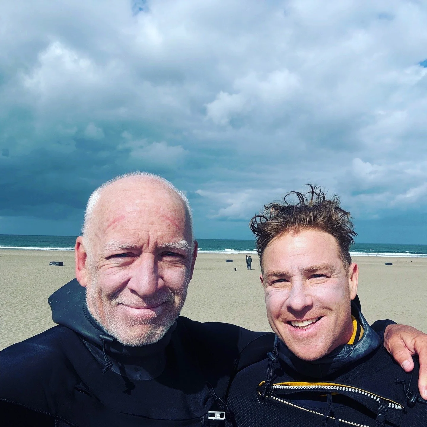 What a great day at Ocean Beach today, learning from the master, @surfingpaddling. Thanks, Rob.

As Rob's helped me deconstruct my surfing, it's been a challenge, and a lot of fun, to go back to basics.

And, trying to apply new skills at a windy, 57