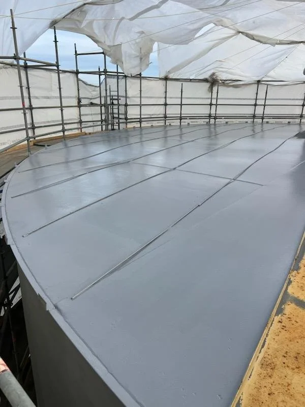 Allied Industrial Services applying protective industrial coatings — Houston and Porter, Texas