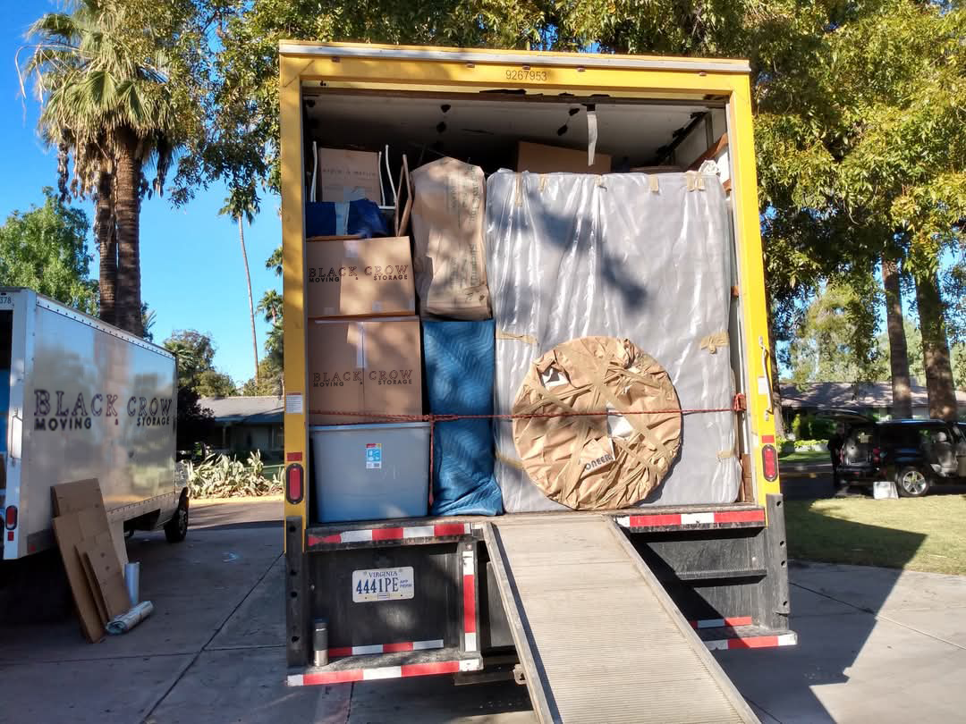 Black Crow Moving truck