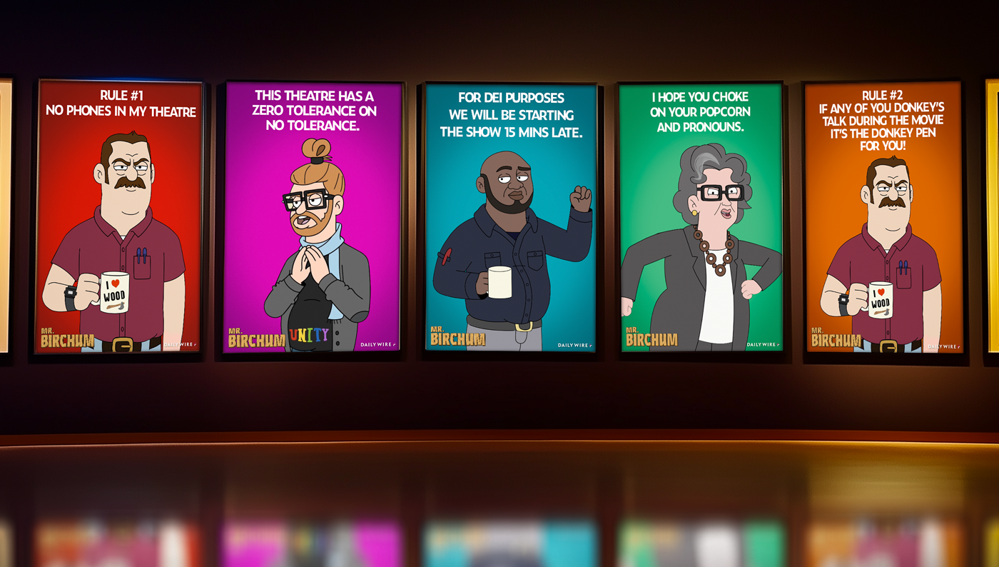 Red Carpet Snarky Copy Character Posters