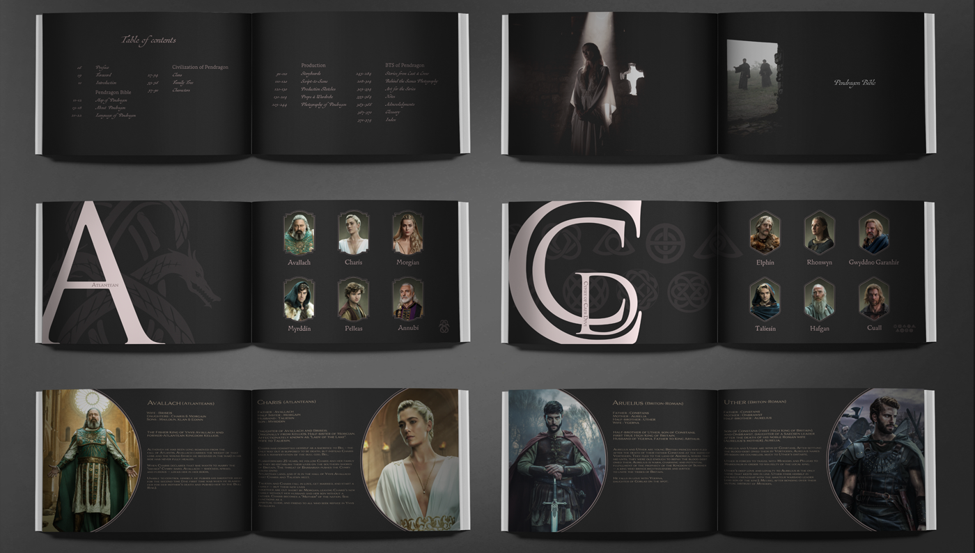Page Examples for “Making the World of The Last Sword”