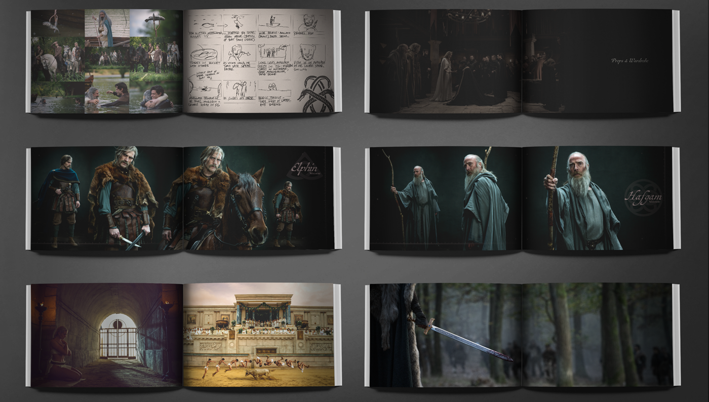 Page Examples for “Making the World of The Last Sword”