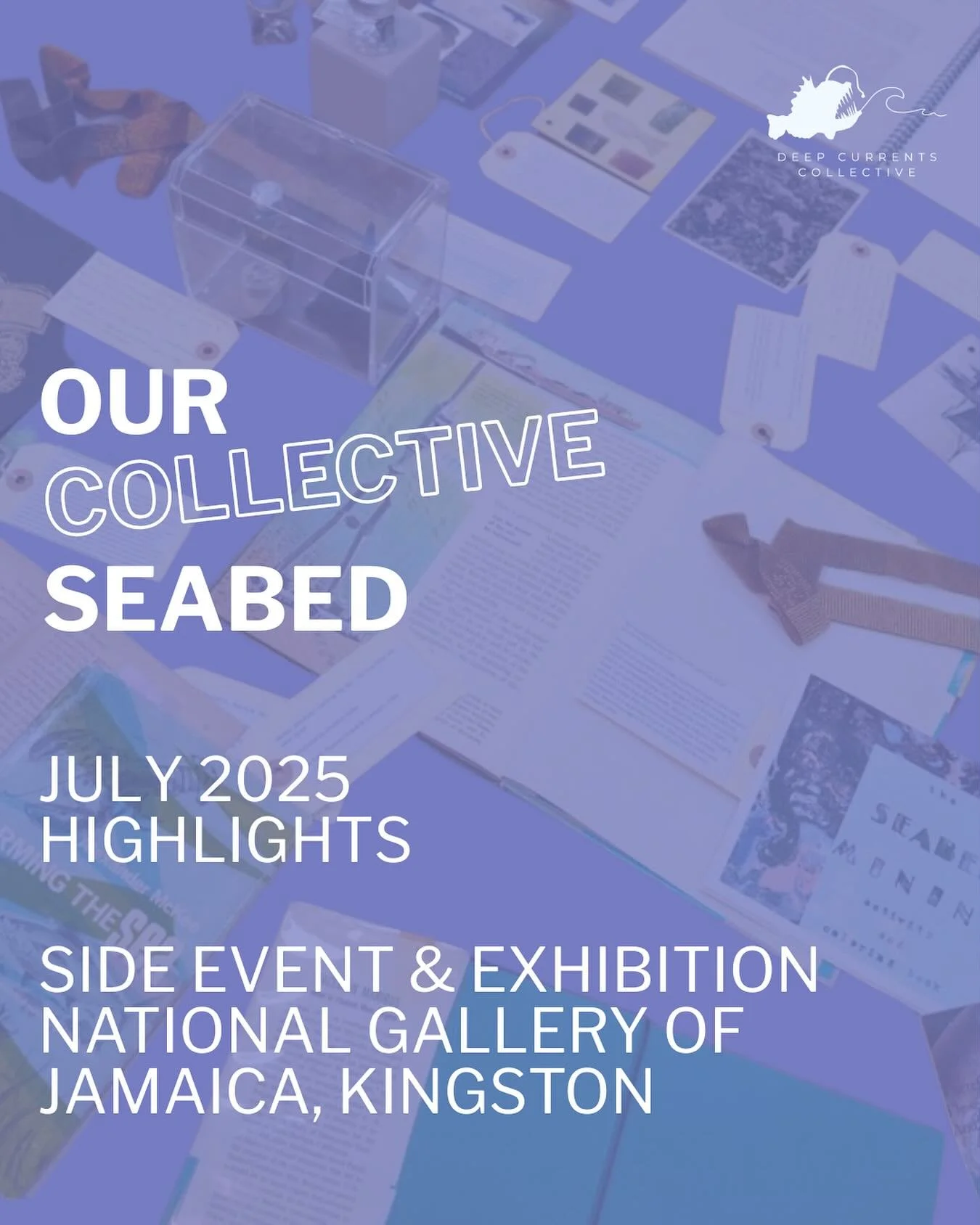 🌊 Coinciding with the International Seabed Authority (ISA) Assembly meetings, the Collective organised a side event and exhibition at the National Gallery of Jamaica, Kingston on 22nd July 2025.

🐋 In partnership with the National Gallery of Jamaic