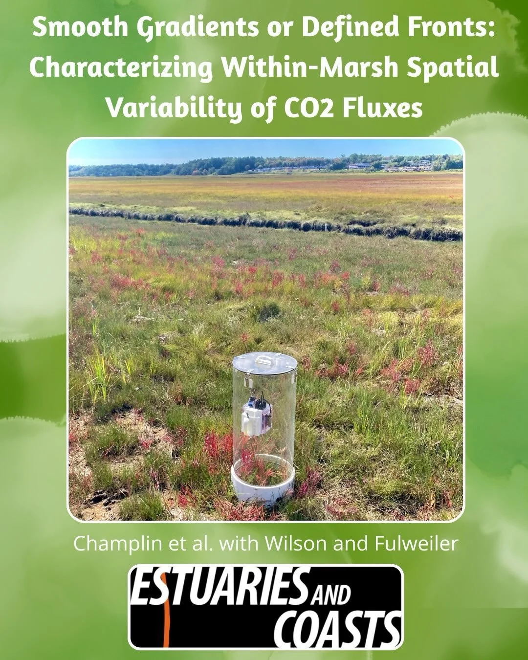 🌱🚨 NEW PAPER 🚨🌱 Led by post doc Lena Champlin, a team from the Fulweiler Lab and the New England National Estuarine Research Reserves recently published a paper in Estuaries and Coasts. &ldquo;Smooth Gradients or Defined Fronts: Characterizing Wi