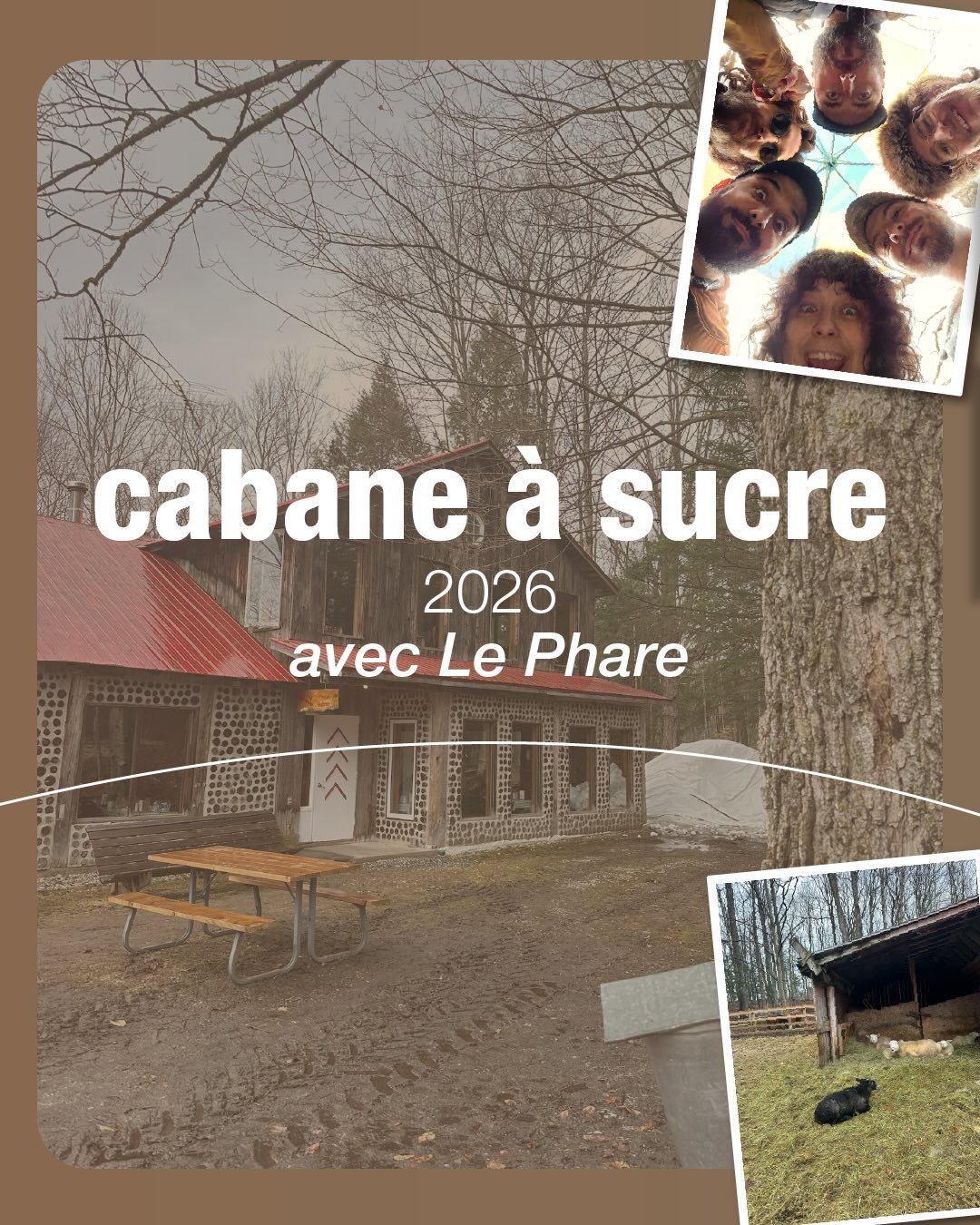 Quelques images de notre traditionnelle sortie &agrave; la cabane &agrave; sucre 🍁🥞