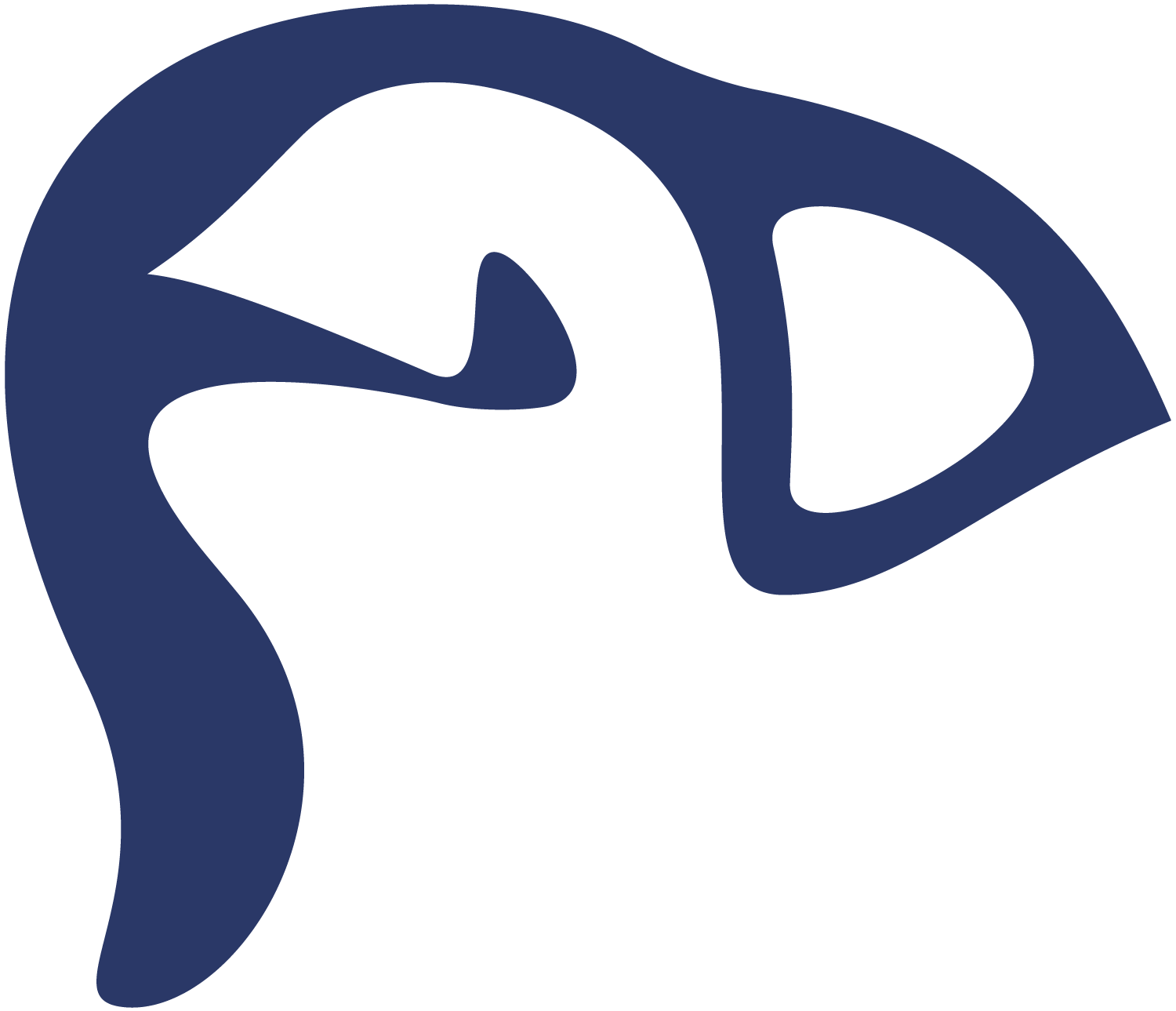 Logo de la Deutsche Post avec un visuel stylisé en forme de flamant rose.