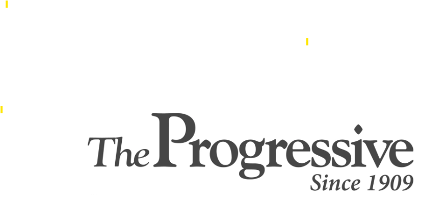 Logo of The Progressive, a company established in 1909.