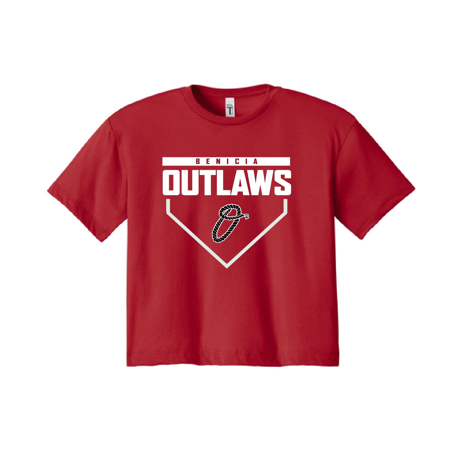 Plate Ladies Boxy Crop Tee