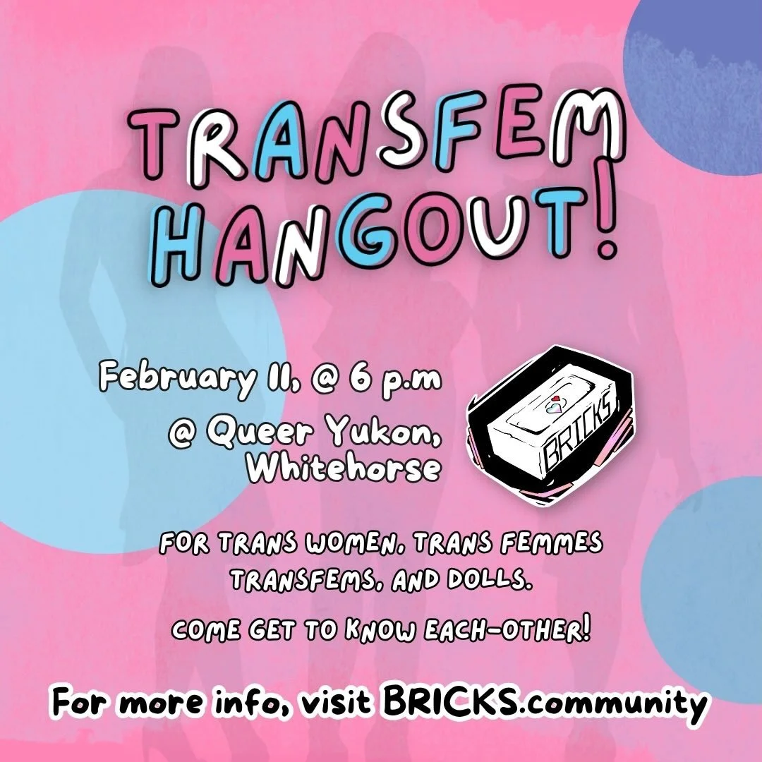 Hey girlies! Get ready for next weeks TRANSFEM HANGOUT! 

Come spend time with us, and get to know other trans women in town! 🥰