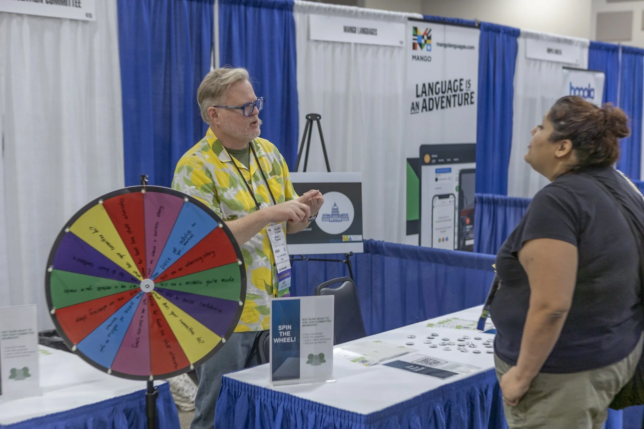 Shawn in the Advocacy Booth.jpg