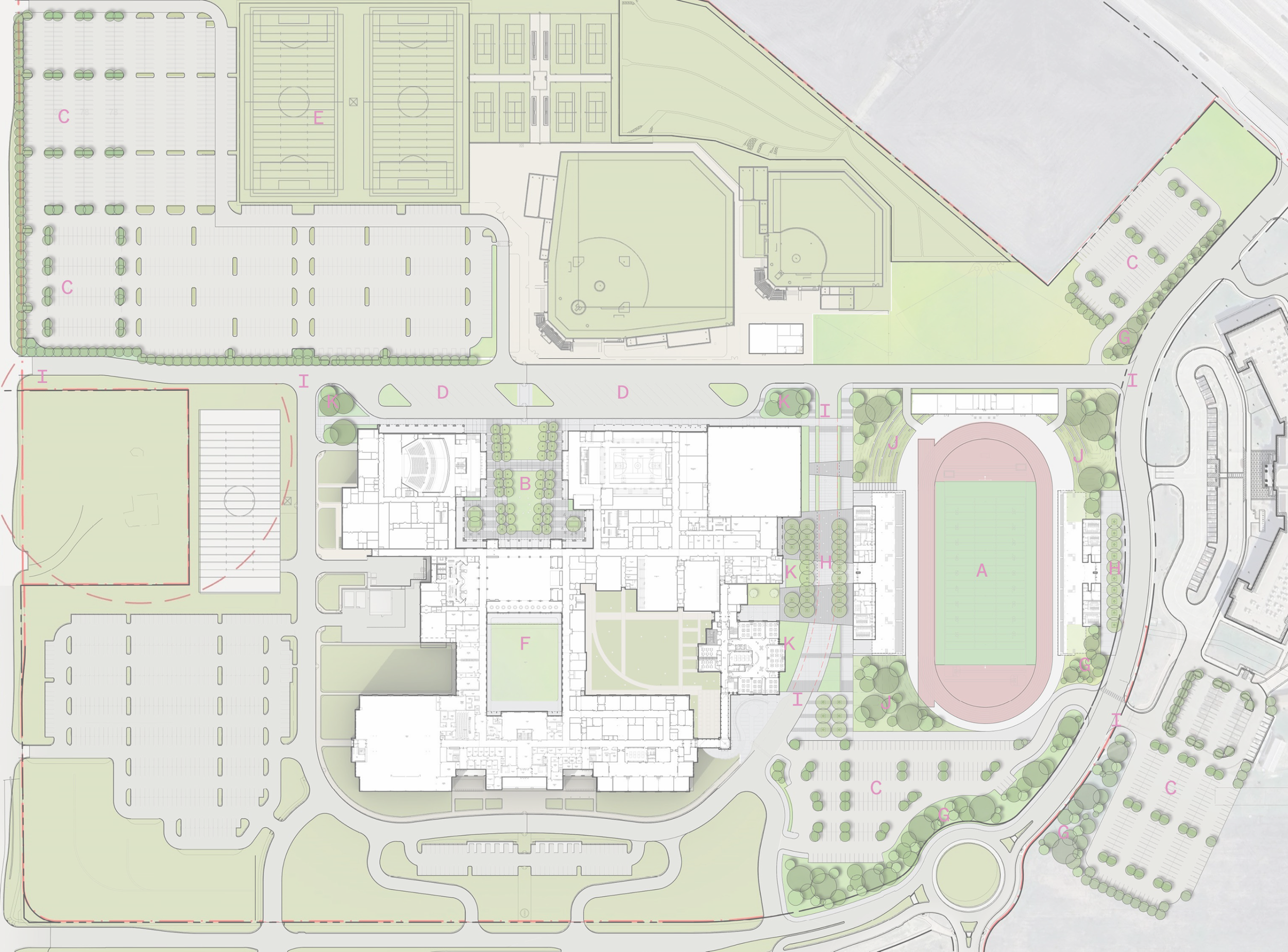 Perkins&Will | School Site Plan