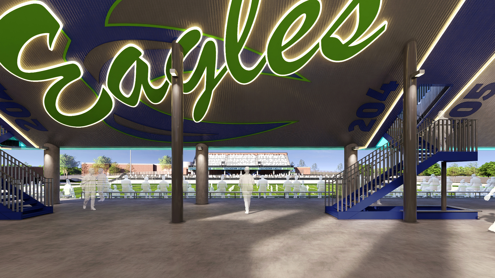 Perkins&Will | School Concourse Render
