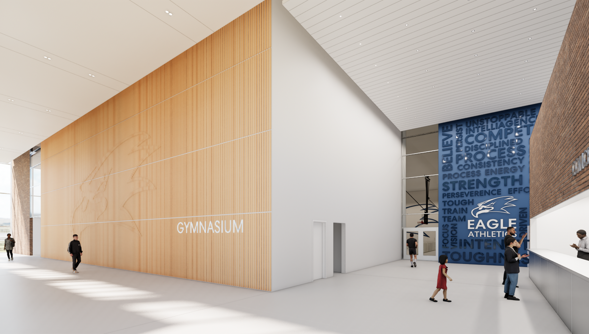 Perkins&Will | School Gym Render