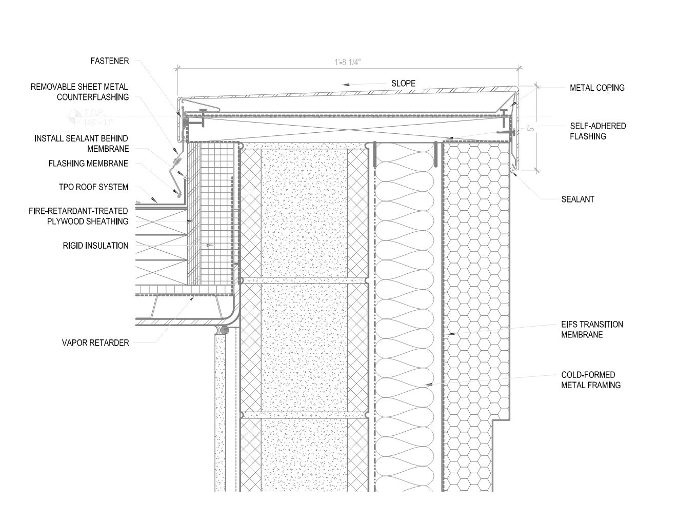 Perkins&Will | Parapet Detail